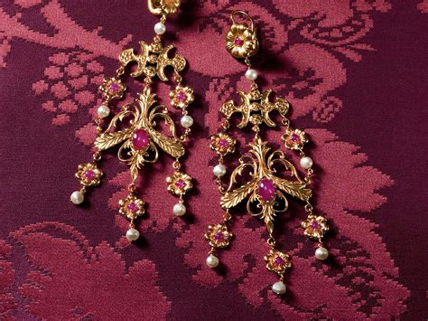 dolce gabbana baroque earrings|dolce and gabbana earrings sale.